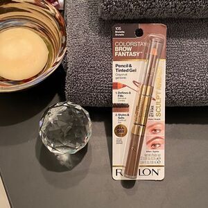 1043 Revlon Colorstay Brow Fantasy Pencil & Tinted Gel #105 Brunette NWT